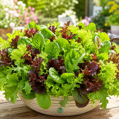 1000+ SEEDS LETTUCE SPRING MESCLUN MIX GREENS VEGETABLE GARDEN HEIRLOOM NON-GMO