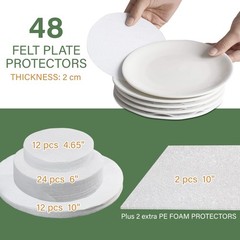 China Storage Containers Quilted 5 Piece Set Chinaware Dinnerware Storage Case