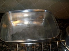 Vtg 3 pc Aluminum Roaster Roasting Pan Turkey WEAR EVER STYLE HEAVY DUTY RACK