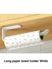 Holder Kitchen Roll Towel Paper Rack Under Cabinet Wall Toilet Self Adhesive