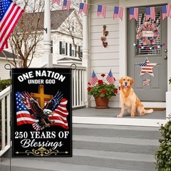 250 Year American Anniversary Garden Flag 250th Anniversary USA Flag Patriotic 4