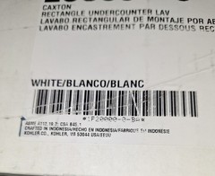 Caxton 20.4 in. X 19.75 in. Undermount Bathroom Sink in White Vitreous China