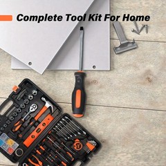 141 Piece Tool Set Auto Repair Tool Socket Wrench Household Portable Toolbox