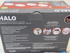 2x 4 Packs Halo 3008722 6″ 10.1W HLB Lite LED Recessed Direct Mount Light Trim
