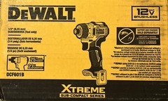 NEW Genuine DeWALT DCF601 Xtreme 12V Max 1/4″ Screwdriver (Bare Tool) FREE SHIP