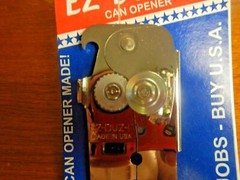 EZ DUZ IT American Made White Grips Manual Deluxe Can Opener – Made In The USA