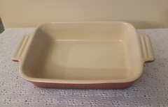 Le Creuset Rectangular Baking Dish Casserole Red Stamped 07-28