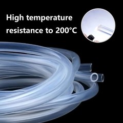 Silicone Tubing 1/16″ ID x 1/8″ OD, Food Grade, 10ft, High Temp for Brewing