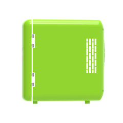 Green Red Mountain Mtn Dew Soda Mini Fridge Compact Personal Refrigerator Retro