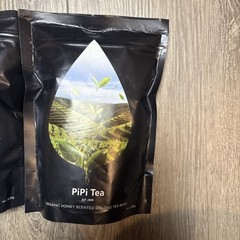 2 PiPi Tea Organic Honey Scented Oolong Tea Bags Whole Leaf 100g Each 05/28/2028
