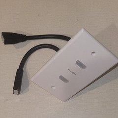 10 New 8K HDMI 2-Port Decorator Wall Plate White, Buyer’s Point