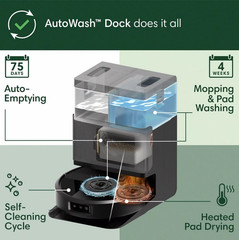 [NEW] iRobot Roomba Plus 505 Combo Vacuum & Mop w/ AutoWash Dock, 80x Suction!
