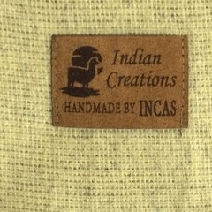 NWT Indian Creations by Incas 80% Alpaca Blanket 75×88 Ecuador Reversible Tribal