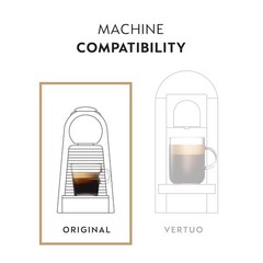 Nespresso Capsules Original Line, Ristretto Intenso, Dark Roast Coffee, 50 Count