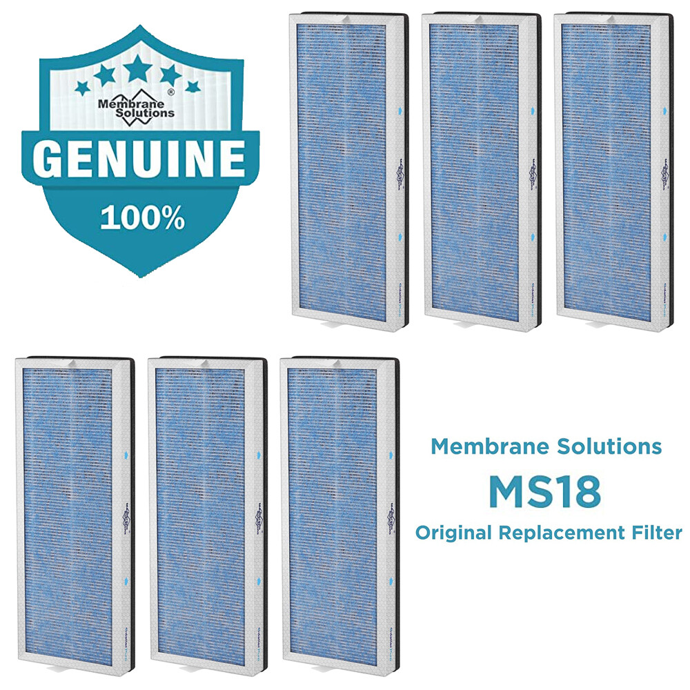 1-6 Pack 4 Stage H13 HEPA Washable Filter Replacement For MS18 MS19 Air Purifier