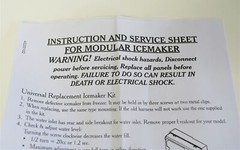 Refrigerator Icemaker for Maytag Amana Jenn Air Whirlpool D7824706Q W10190965