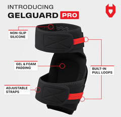 Work Knee Pads w/ Ankle Support, Gel Cushion, Anti-Slip Cap & Reinforced Straps