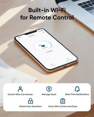 eufy Smart Lock C33 Wi-Fi Fingerprint Keyless Entry Door Lock with Handle|Refurb