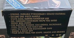 New Open Box 1984 Visions Cookware Rangetop 1.5-QT Covered Double Boiler V-20-N