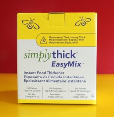 5 Count – SimplyThick EasyMix 12g / packet Food Thickener – #3 HONEY