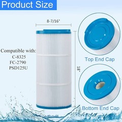 Sundance Spas OEM Pleated Filter (6540-490)