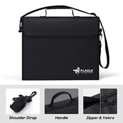 Fireproof Document & Money Bags Large Fireproof & Water Resistant Bag Firepro…