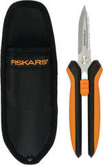 Fiskars Pruning Shears for Gardening, Multipurpose 8″ Garden Shears with Sheath