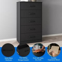 Mainstays Ardent 5 Drawer Dresser