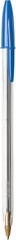 BIC Cristal Xtra Smooth Blue Ballpoint Pens, Medium Point (1.0mm), 12-Count P