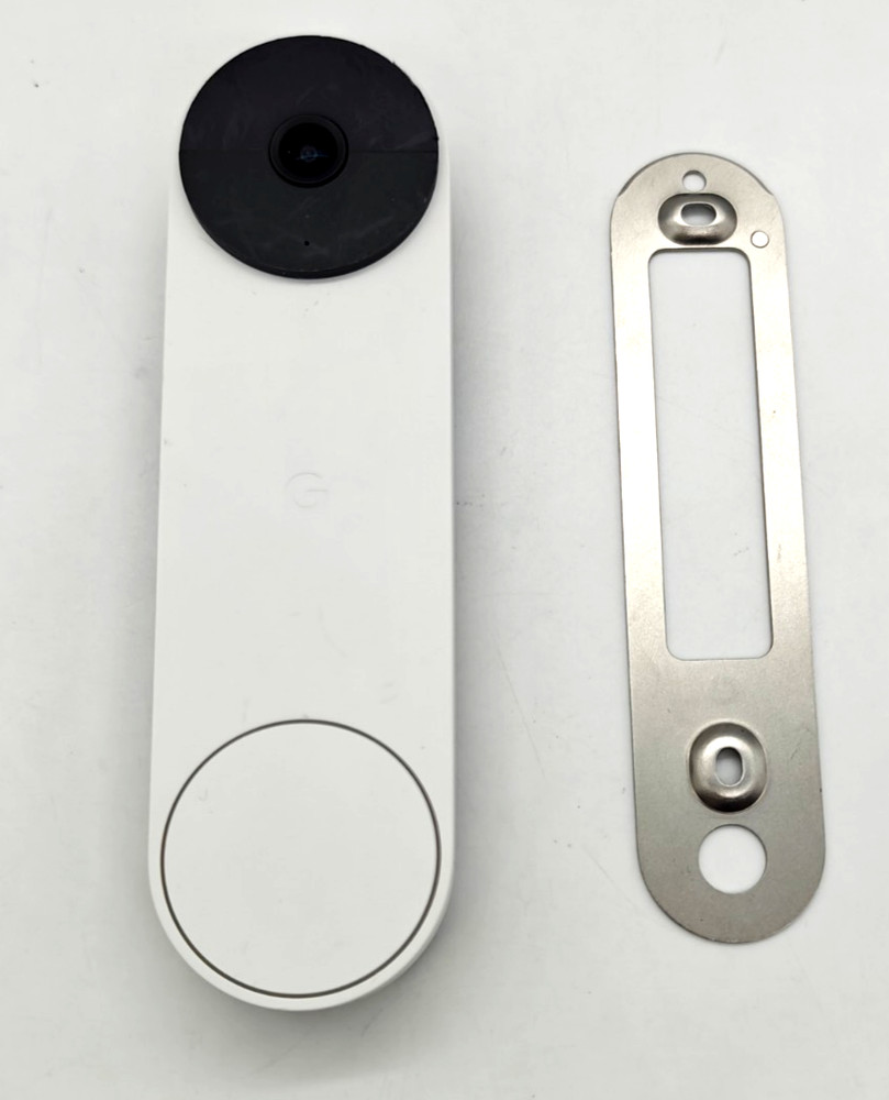 Google Nest Doorbell (Battery) – Snow – Unit & Mount ONLY – Read Description
