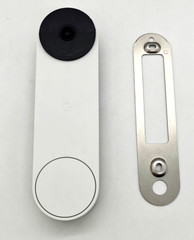 Google Nest Doorbell (Battery) – Snow – Unit & Mount ONLY – Read Description