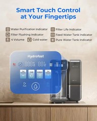 Hydrofast C100 Countertop Reverse Osmosis Water Filter System,6 Stage Filtration