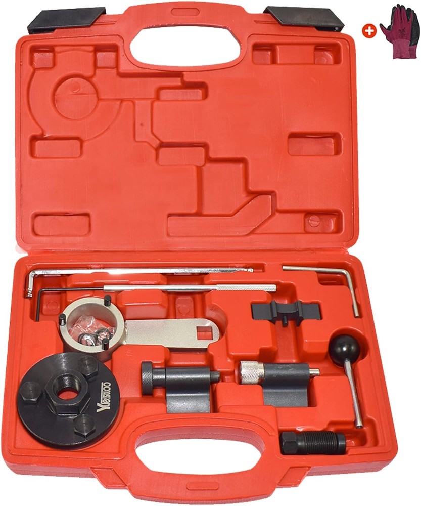 Camshaft Timing Belt Tool Kit, Compatible with VW Audi VAG Golf Seat Tiguan…