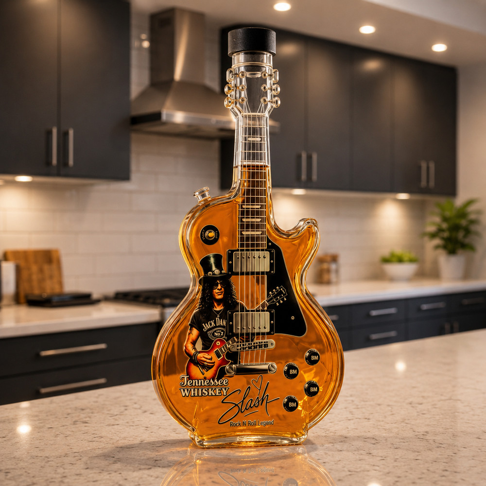 Guitar Whiskey Decanter, Rock Music Liquor Bottle, Electric Guitar Bourbon