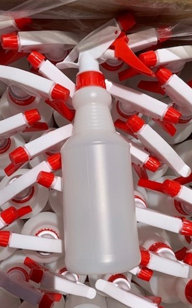 (10 PACK) 16 Oz. Heavy Duty Chemical Resistant Sprayer Spray Bottle Containers