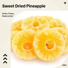 Snack Delight Dried Pineapple Rings – Sweet Candied Fruit Snack
