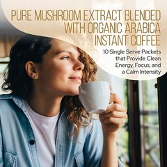 10-Pack Box La Republica Mushroom Coffee (Instant Full-Fruit Bodies Lion’s Mane)