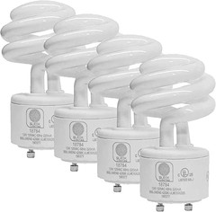 13Watt GU24 Base 2 Prong Light Bulbs- UL Approved-120V 60Hz – Mini Twist Lock Sp