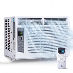 6000 BTU Window Air Conditioner AC Unit App & Remote Control 350 Sq Ft 115V 60Hz