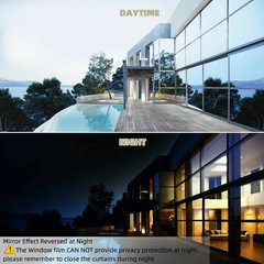 Durable anti-aging one way mirror Reflective window film BUY 1 GET 1 FREE- Add 2