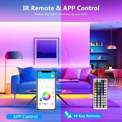 Smart LED Strip Lights RGB with App Remote Control for Room Decor