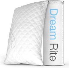 WonderSleep Dream Rite Shredded Memory Foam Pillow – Queen Size, 1 Pack