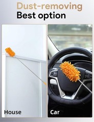Microfiber Duster for Cleaning, Hand Washable Dusters with 2pcs Replaceable M…