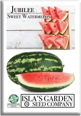 Jubilee Sweet Watermelon Seeds Citrullus lanatus – 50+ Non GMO & Heirloom See…