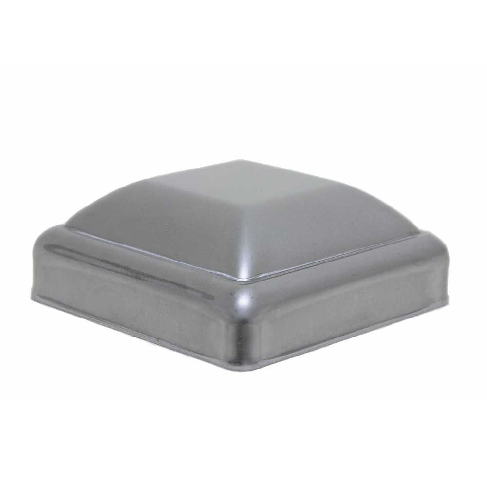 Post Cap Pressed Dome Steel Metal Square for Gate Fences | Multiple Sizes