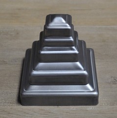 Post Cap Pressed Dome Steel Metal Square for Gate Fences | Multiple Sizes