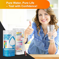 Complete Water Testing Kits for Drinking Water 25 Strips Bag Pack 16 in Well, Ta
