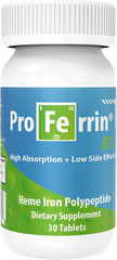 ES- 10.5Mg of High Absorbing Heme Iron Polypeptide. Made in the USA. 30 Tablets.