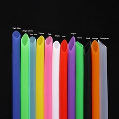 High Temp Food Grade Silicone Tube Flexible Rubber Pipe Multi-Color & Size