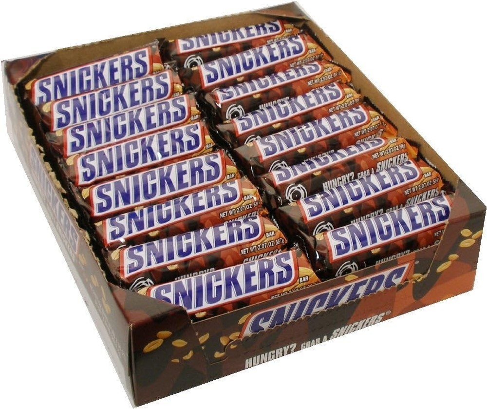 Single Bar Chocolate Candy, 48 bars of 1.86oz each.